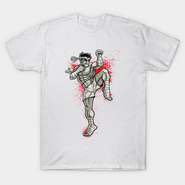 Muay Thai 2 T-Shirt by Malchev